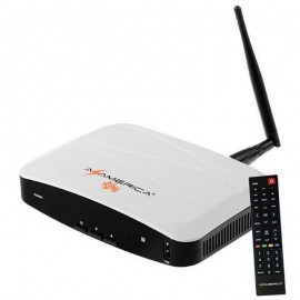 Receptor Azamerica King Ultra HD 4K Wi-Fi ACM Pronta Entrega